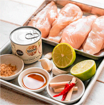 Easy spicy lemongrass marinade